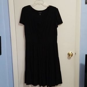 True Envy 14 Black Short Sleeve Dress